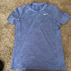 Nike Heathered Blue Performance Tee
